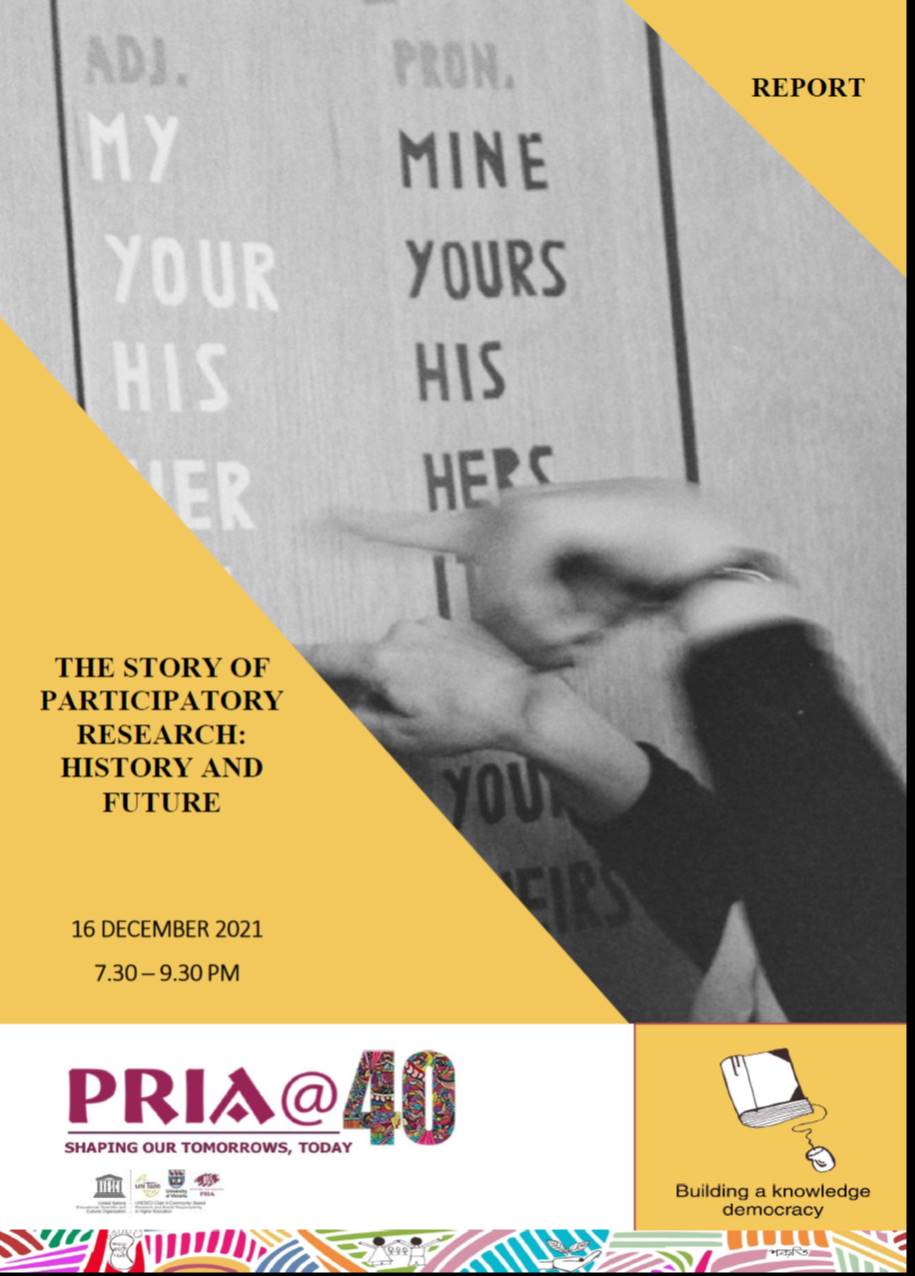 The Story of Participatory Research: History and Future